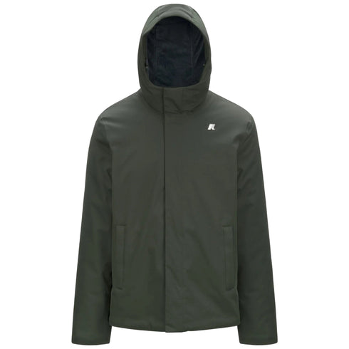 K - Way Giacca imbottita Giubbotto Uomo Jacko Twill Marmotta M A25 - KWAYK8133EW - AL7 - M - Francavilla Moda